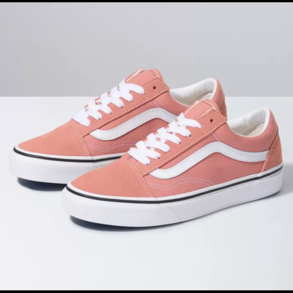 Old Skool Rose Dawn/True White Vans